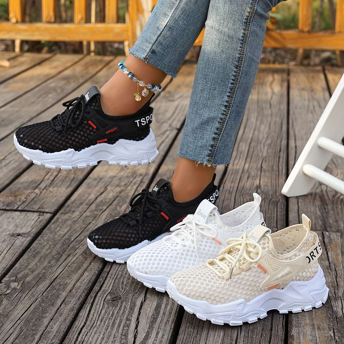 Women S Sneakers Color White Sizeuk 5.5