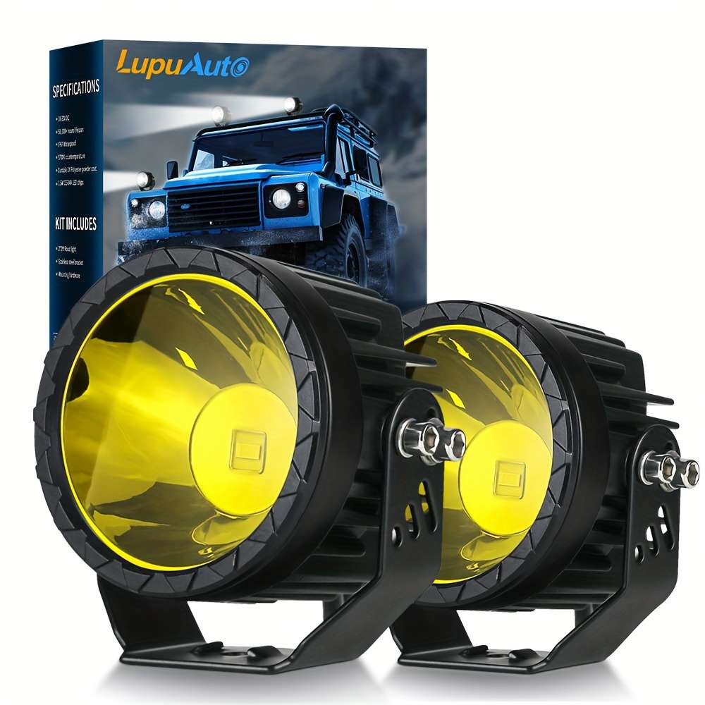 Car Lights Items 2Pcsyellow