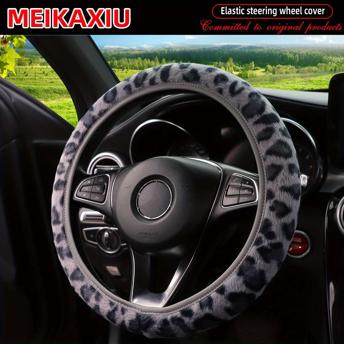Car Steering Wheel Cover Purple