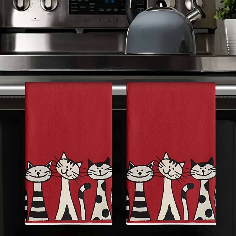 Rag Quantity Red Cat 2Pcs