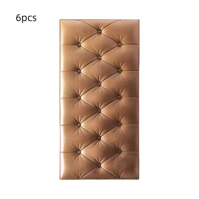D Self Adhesive color Coffee Color 6PC Model 7mm