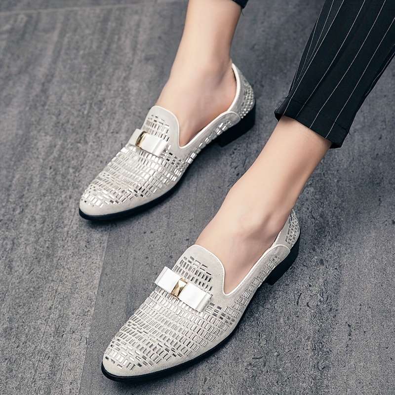 Mens Leather Shoes Color White Sizeuk 7