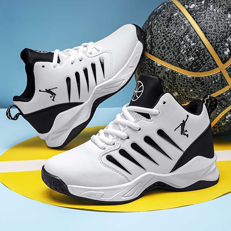Basketball Shoes Color White And Black Sizeuk 5