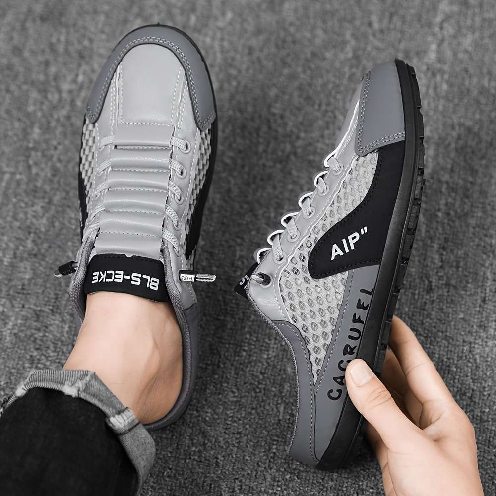 Men Slippers Summer Style Grey Size Uk 7