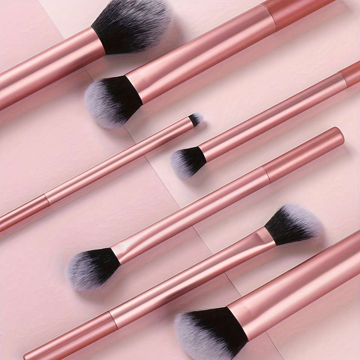 Makeup Brush Set Color 7Pcs Orange