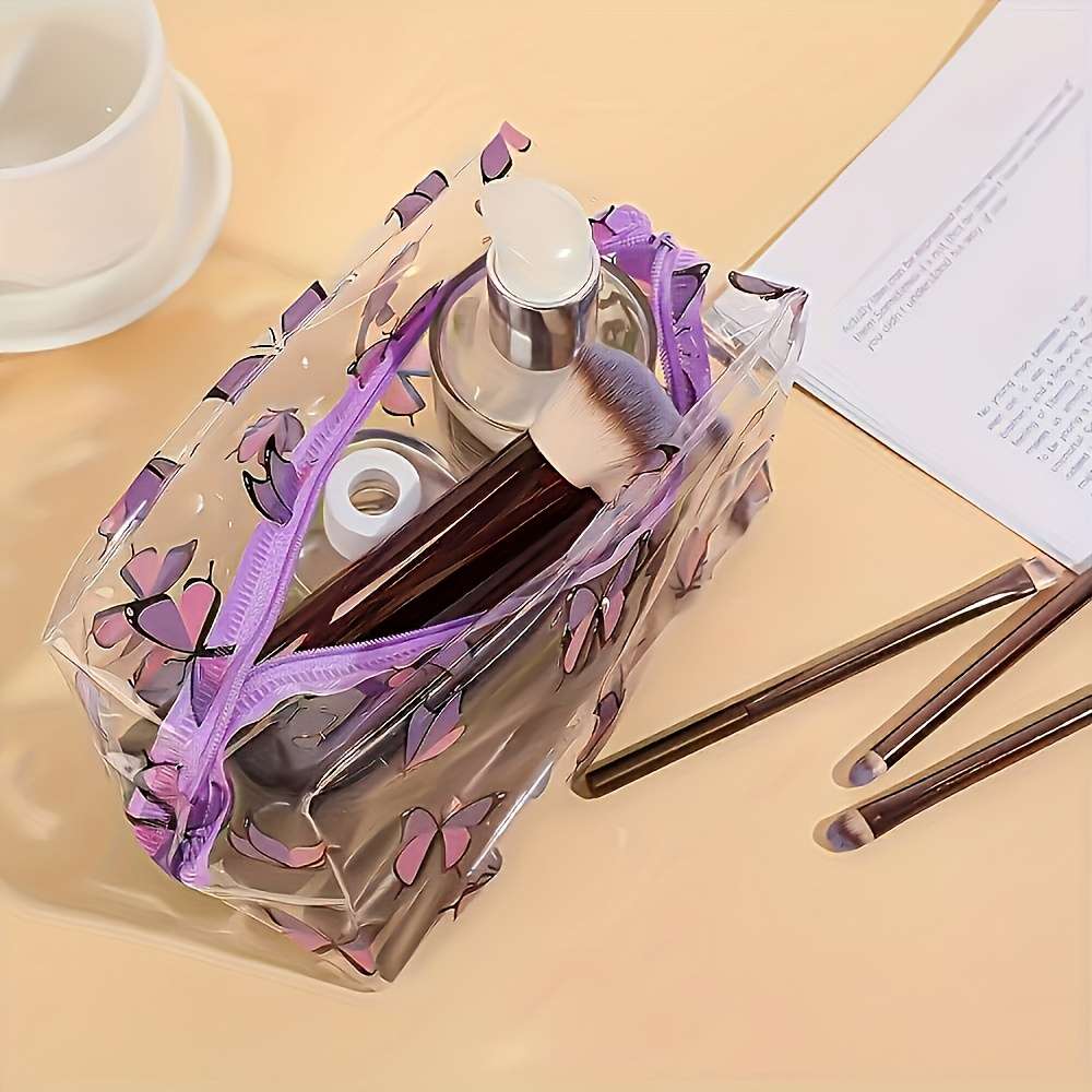 Storage Bag Color Purple Butterfly 2