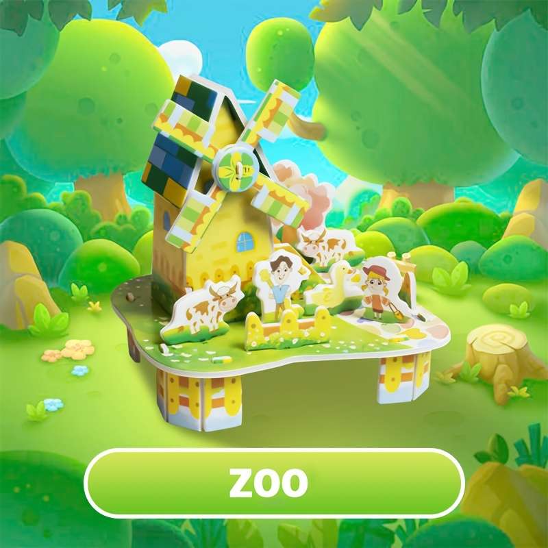 Building Toy Architectural Model Toy Set Model 6 Sets