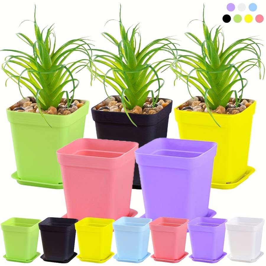 Flowerpot Items 10Pcs Yellow
