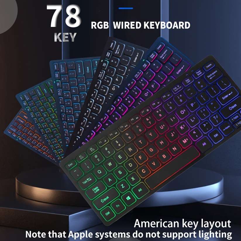 RGB linear Backlit Keyboard
