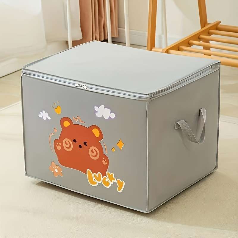 2 Pack Large Capacity Heavy Duty Cartoon Storage Grey Pack 2