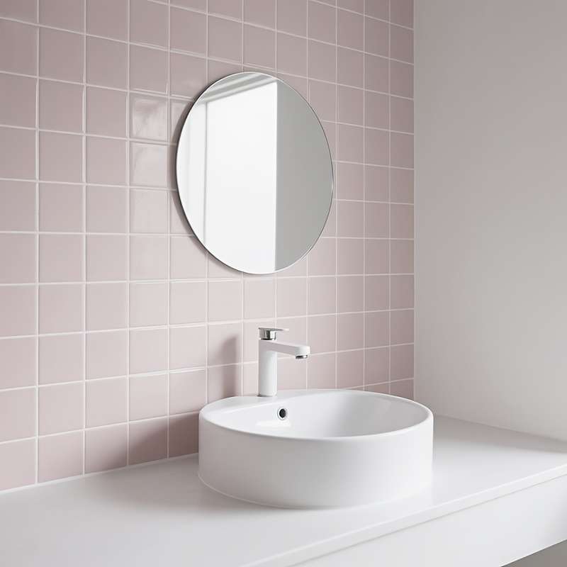 Floor Stickers Color Pink Size 29.5X29.5Cm Is 11.6X11.6Inch