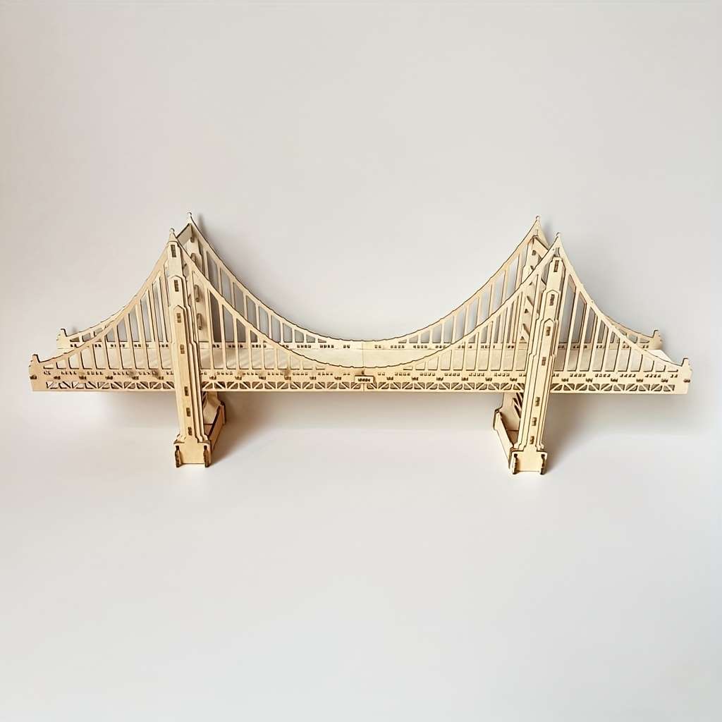 3D Building Model Puzzle Set Items 3D Bridge Building Assembly Model