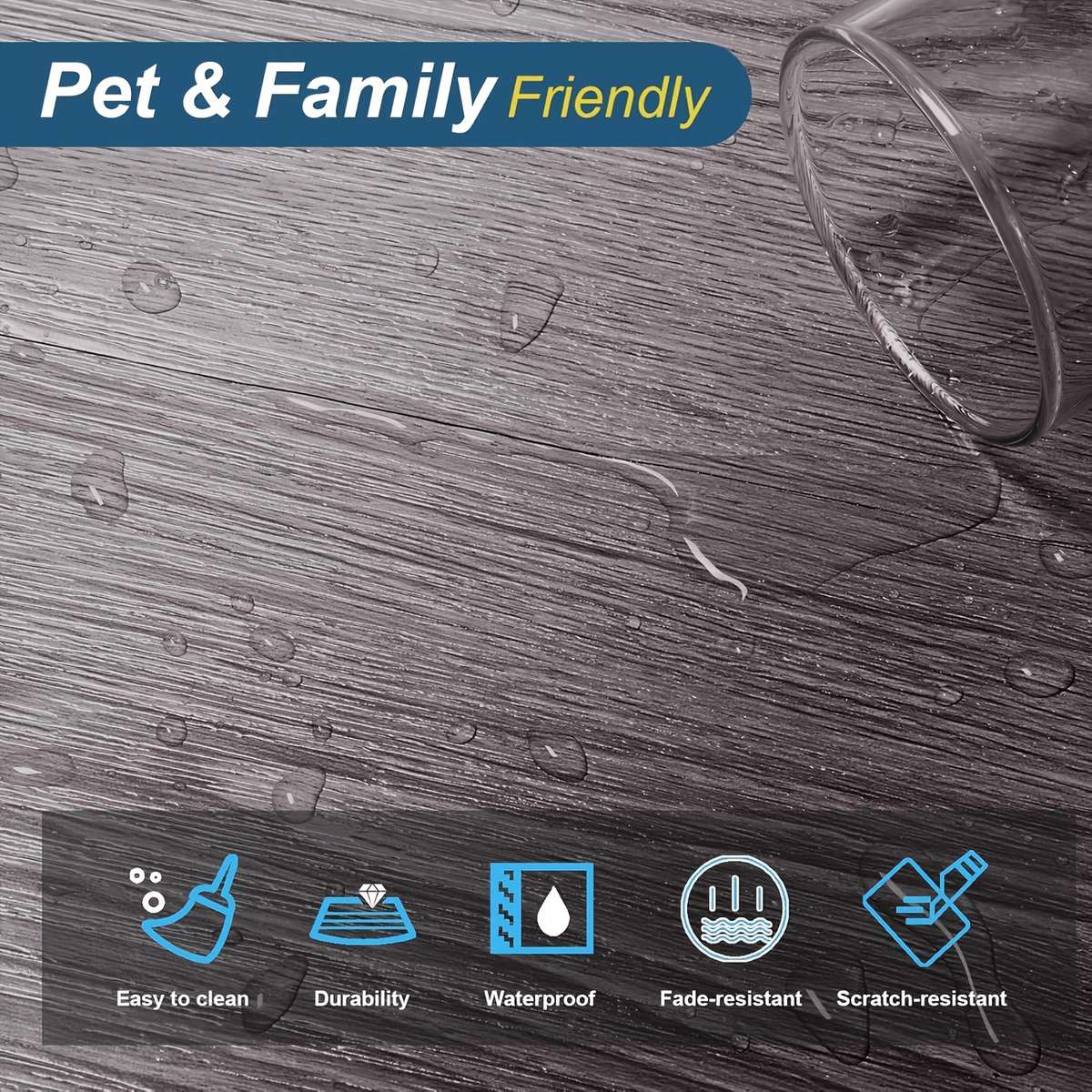 Self Adhesive Floor Stickers Xrwe839 25 Pieces