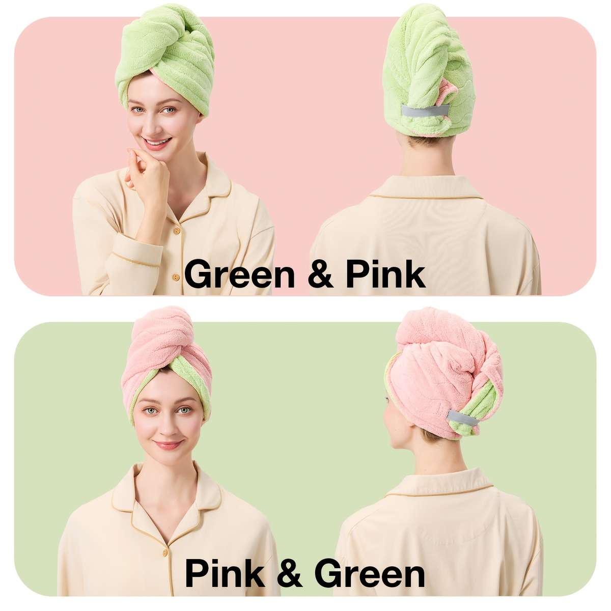 Hair Turban YellowGray