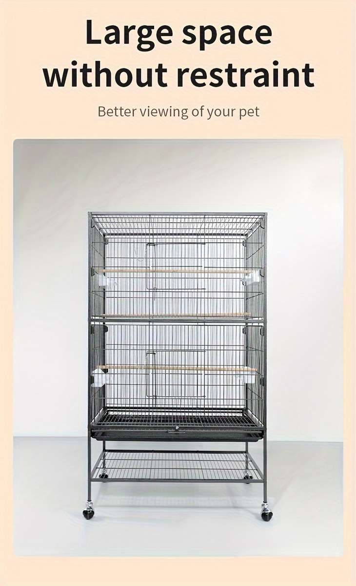 Birdcage Size 52 Inches  79*52*131 5Cm
