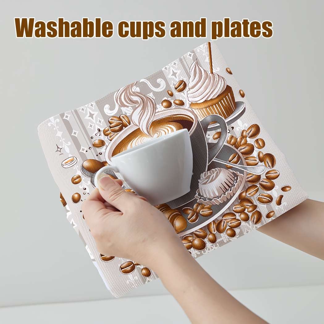 Rag Style Croissant Coffee 6Pc