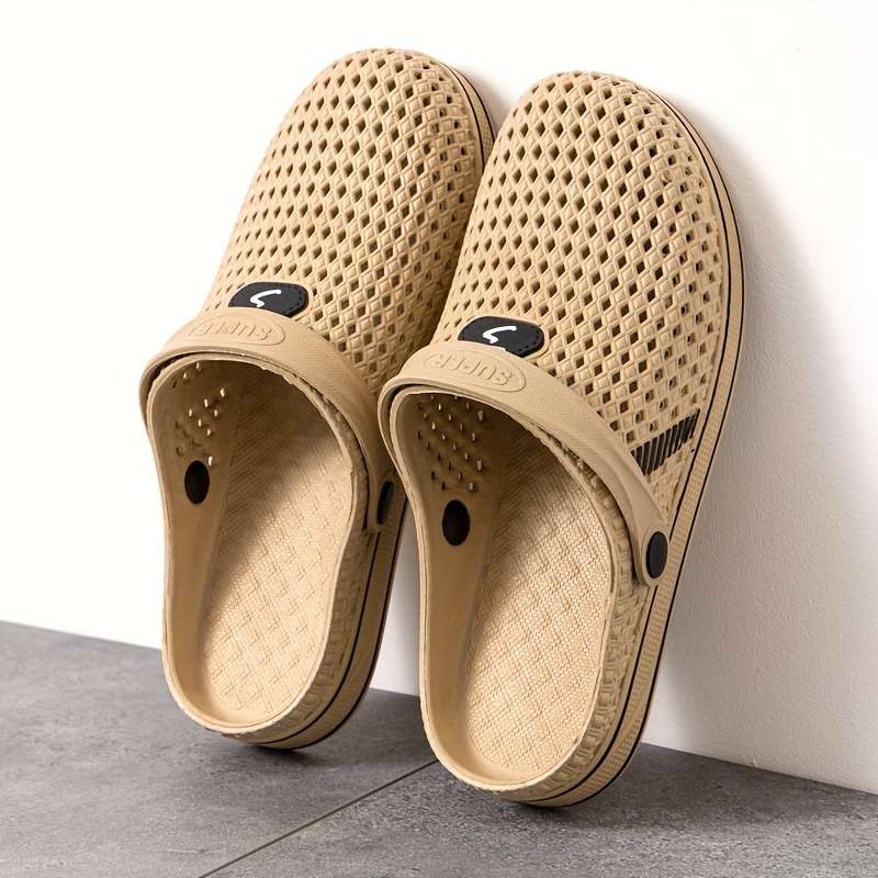 Men Slippers Summer Style Blue Size Uk 6.5