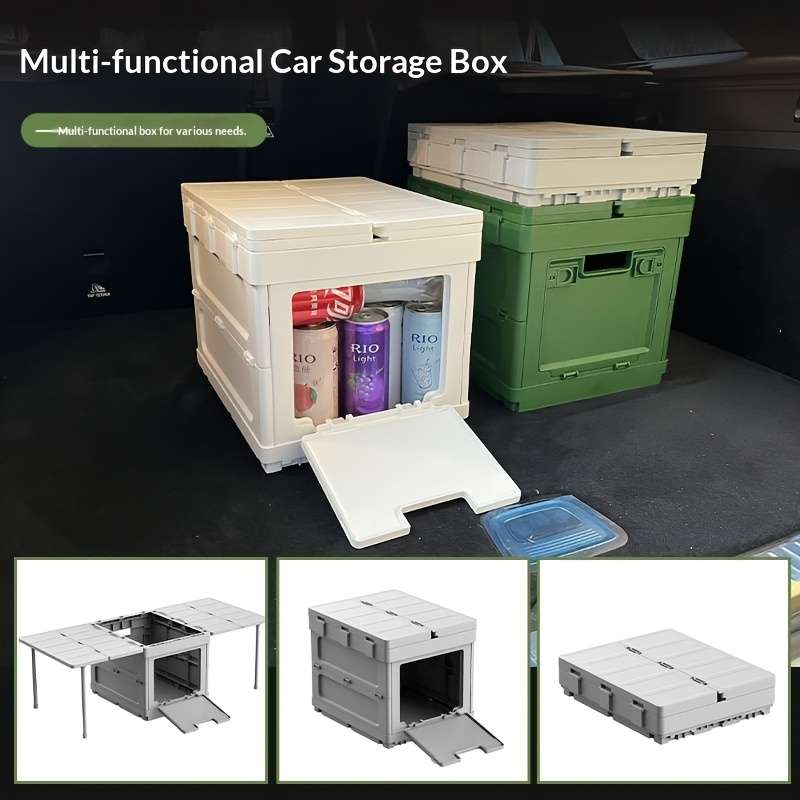 1 Multifunctional Expandable Outdoor Folding Storage Table Storage Box Is