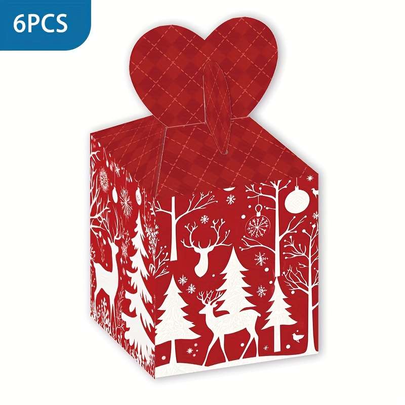 Christmas Gift Boxes Color Zz-Tgh-6Pcs
