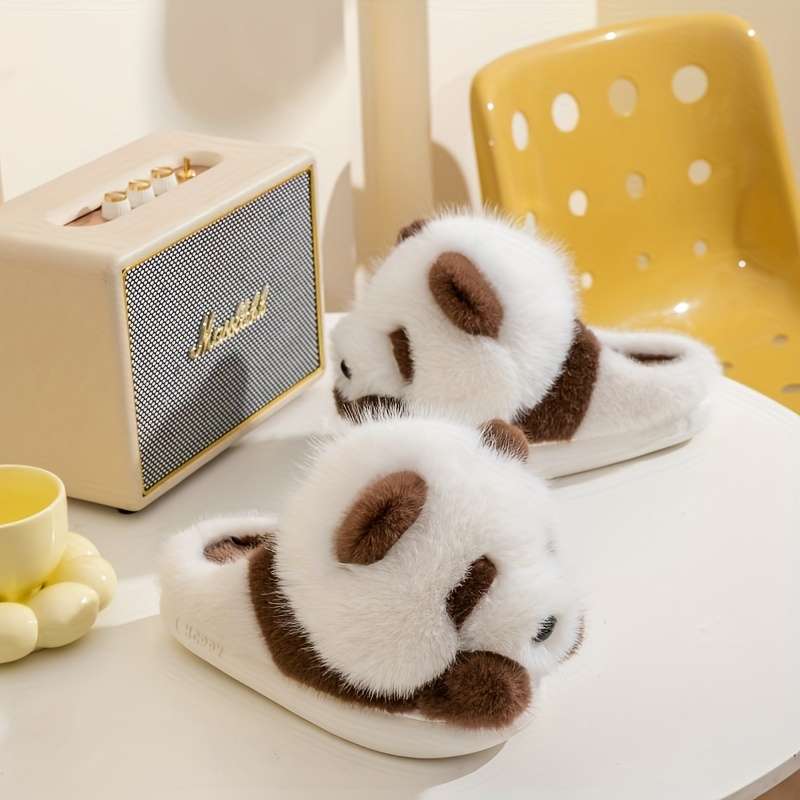 Cotton Slippers Color Black And White Sizeuk 2.5-3