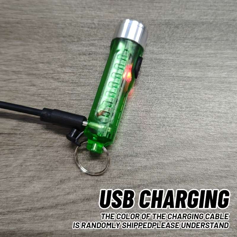 Compact 1Pc Mini Keychain Flashlight Multifunctional Handheld Torch