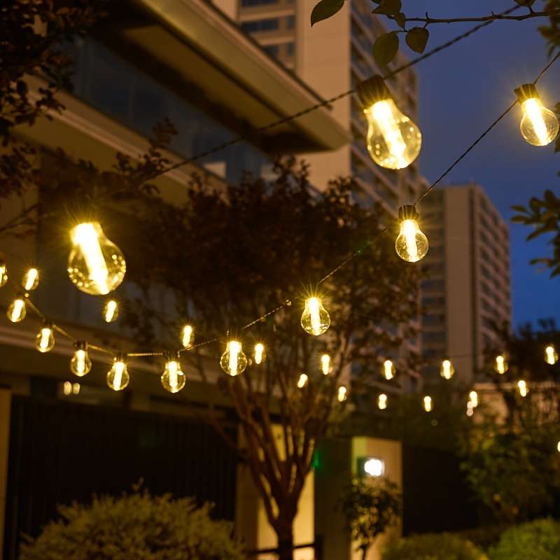 String Lights Color Warm Color Size10.7M 30Pcs Bulbs