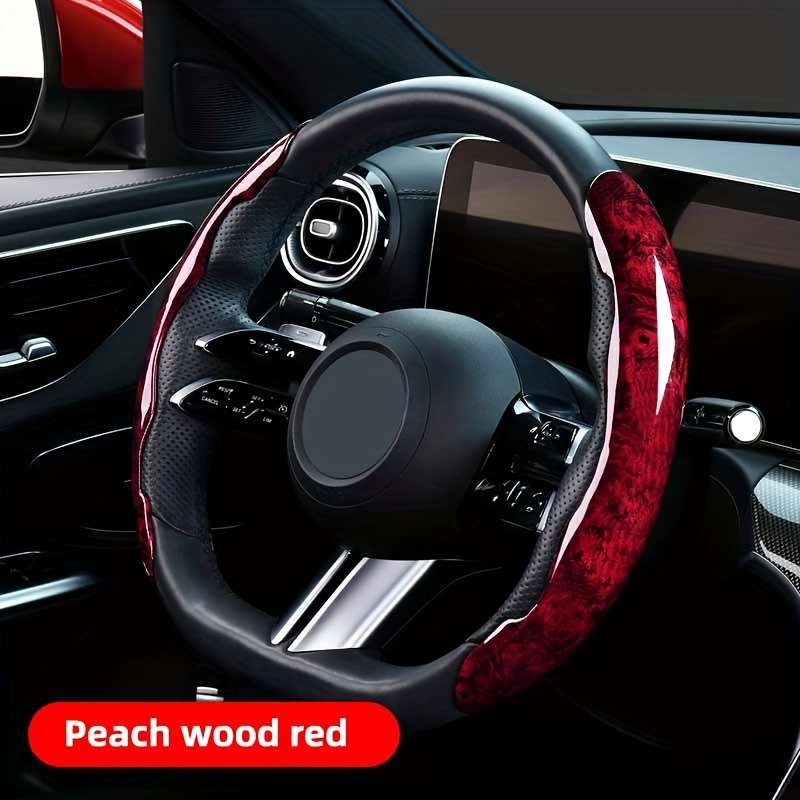 Car Steering Wheel Cover Maple Gray (1 Pair)