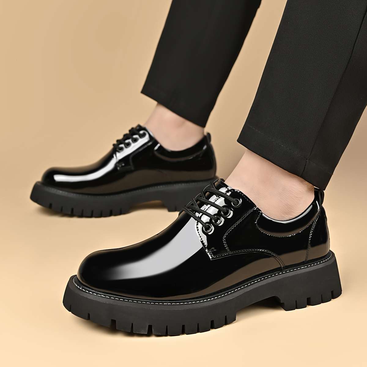 Mens Leather Shoes Color Green Sizeuk 10.5