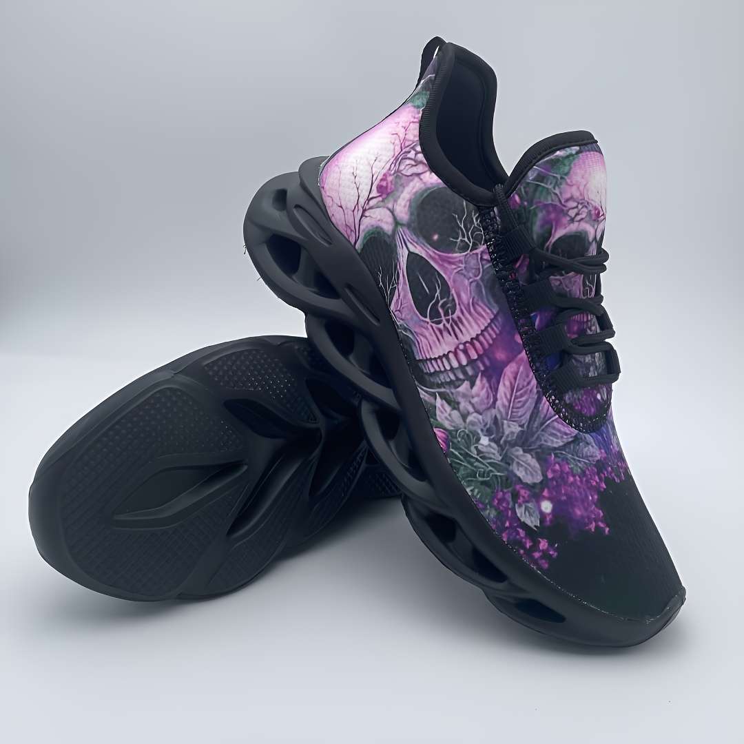 Women S Sneakers Color Purple And Black Sizeuk 4.5