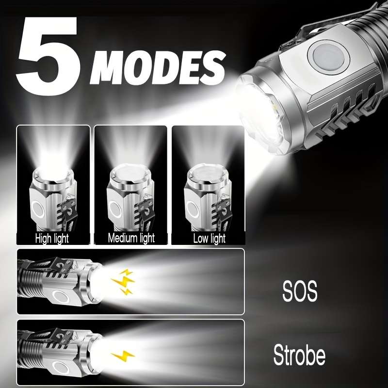 Portable Lamp Items Black Flashlight