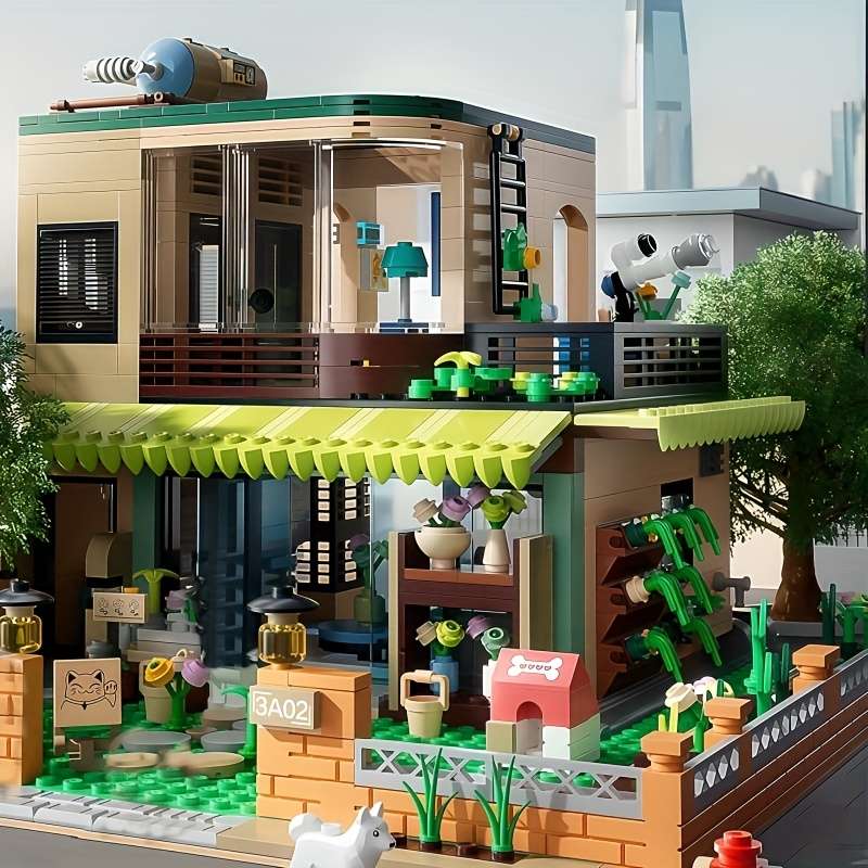 Building Toy Architectural Model Toy Set Model Jlz61007