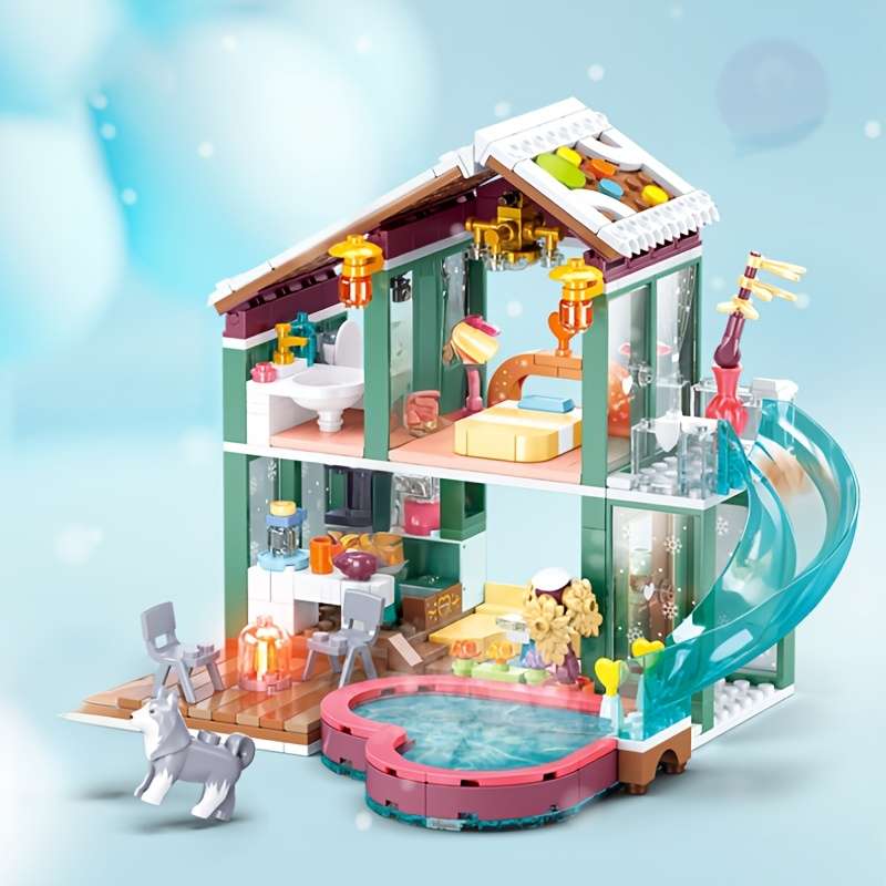 3D Building Model Puzzle Set Quantity 439Pcs