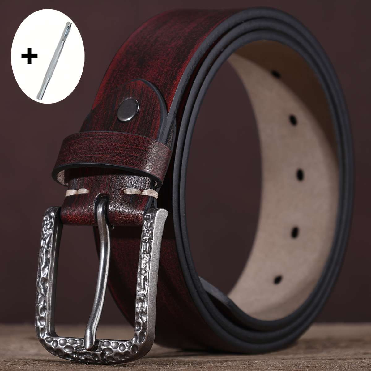 Belt Color Blue Size 32 To 38 Adjustable 110Cm