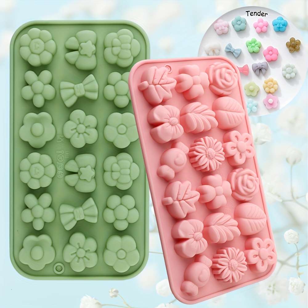 Suitable For Baking Molds Color Pink Add Green 2Pcs
