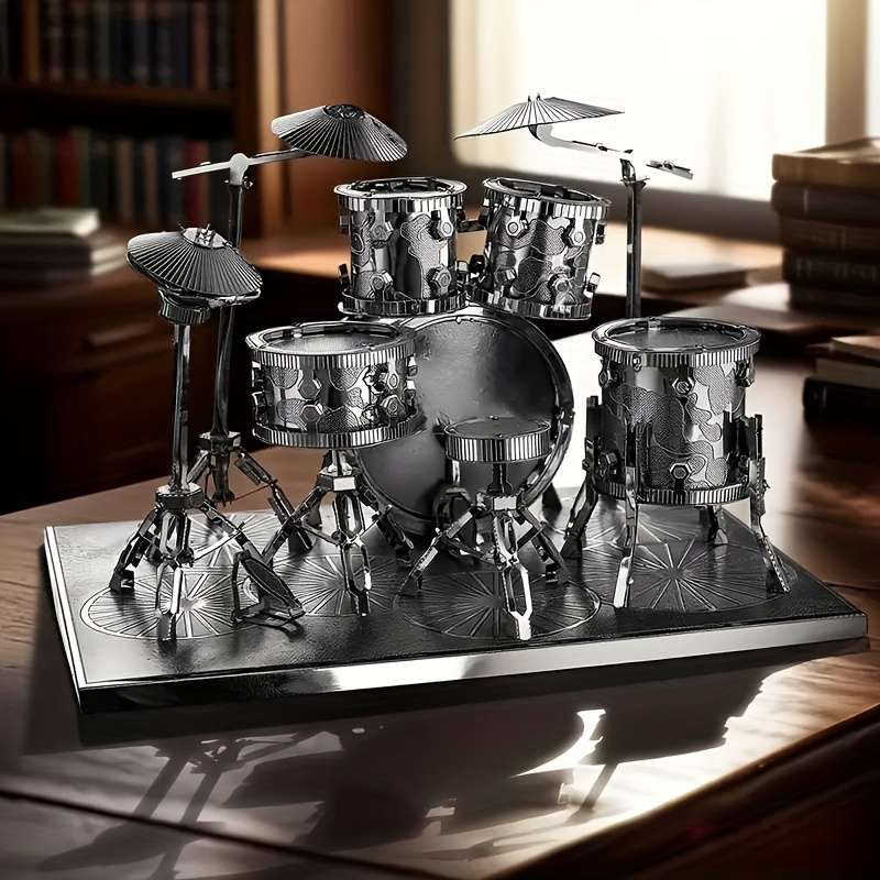 3D Puzzle Musical Instrument Model Style Drum
