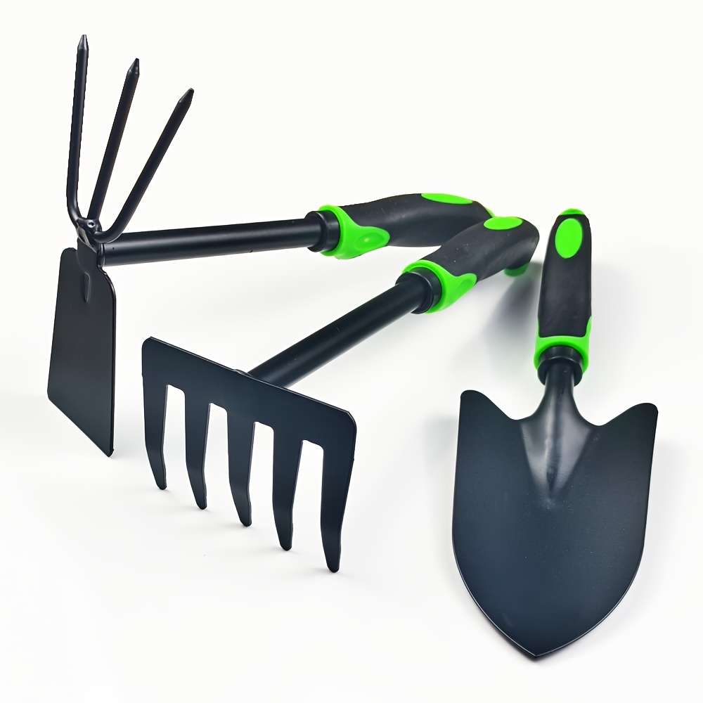 Garden Supplies Model 3Pcs Shovel Rake Dual Purpose Hoe
