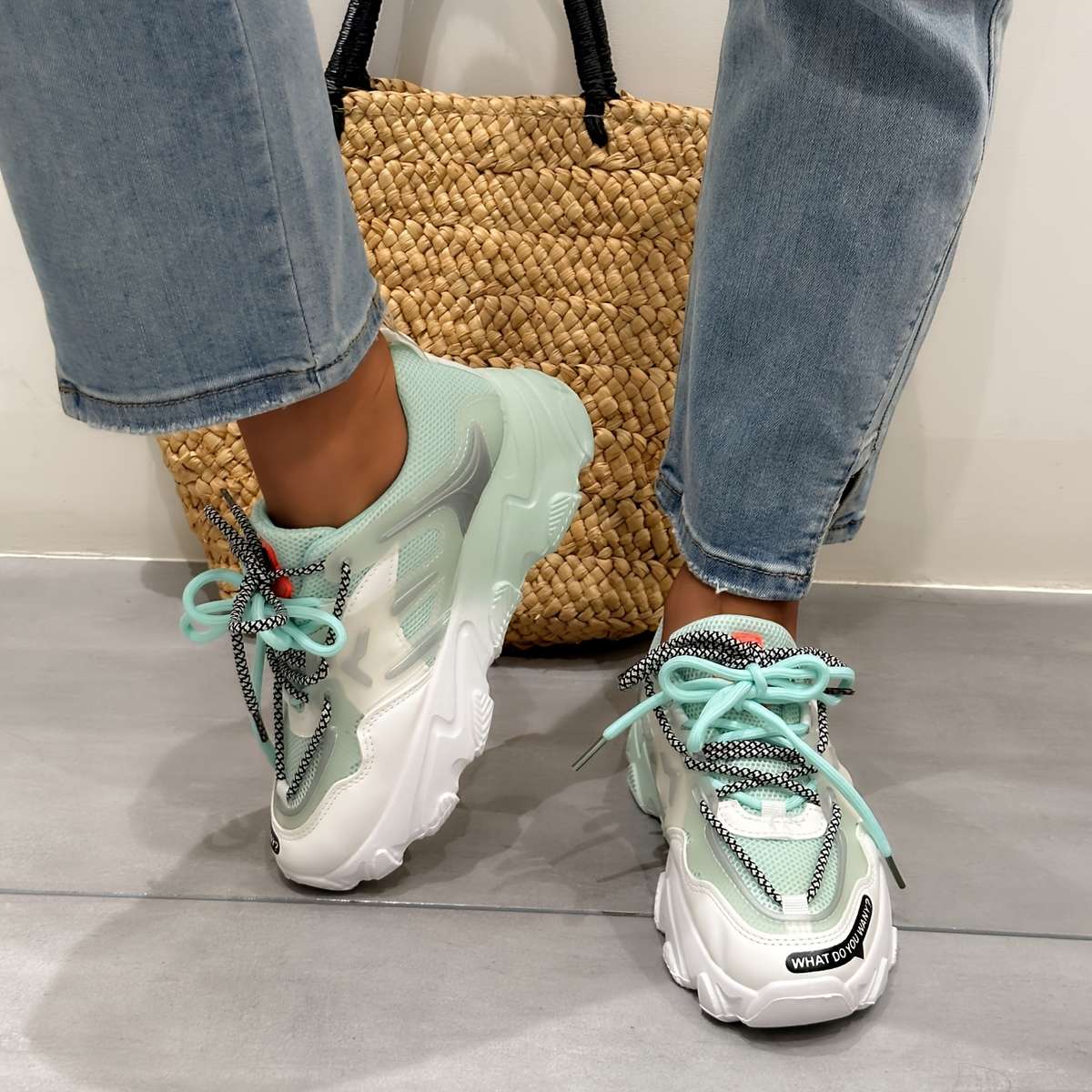 Women S Sneakers Color Green Sizeuk 4