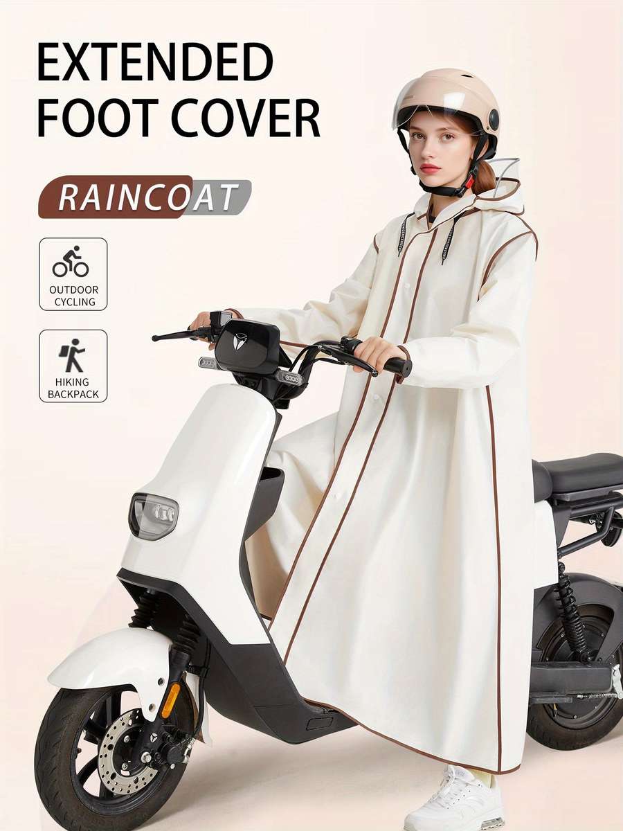 Raincoat M Beige Size Asian L