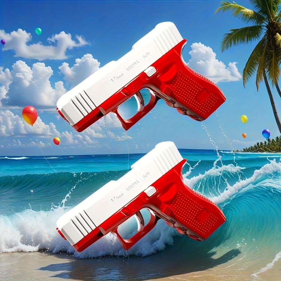 Water Gun Items 2Pcs Red
