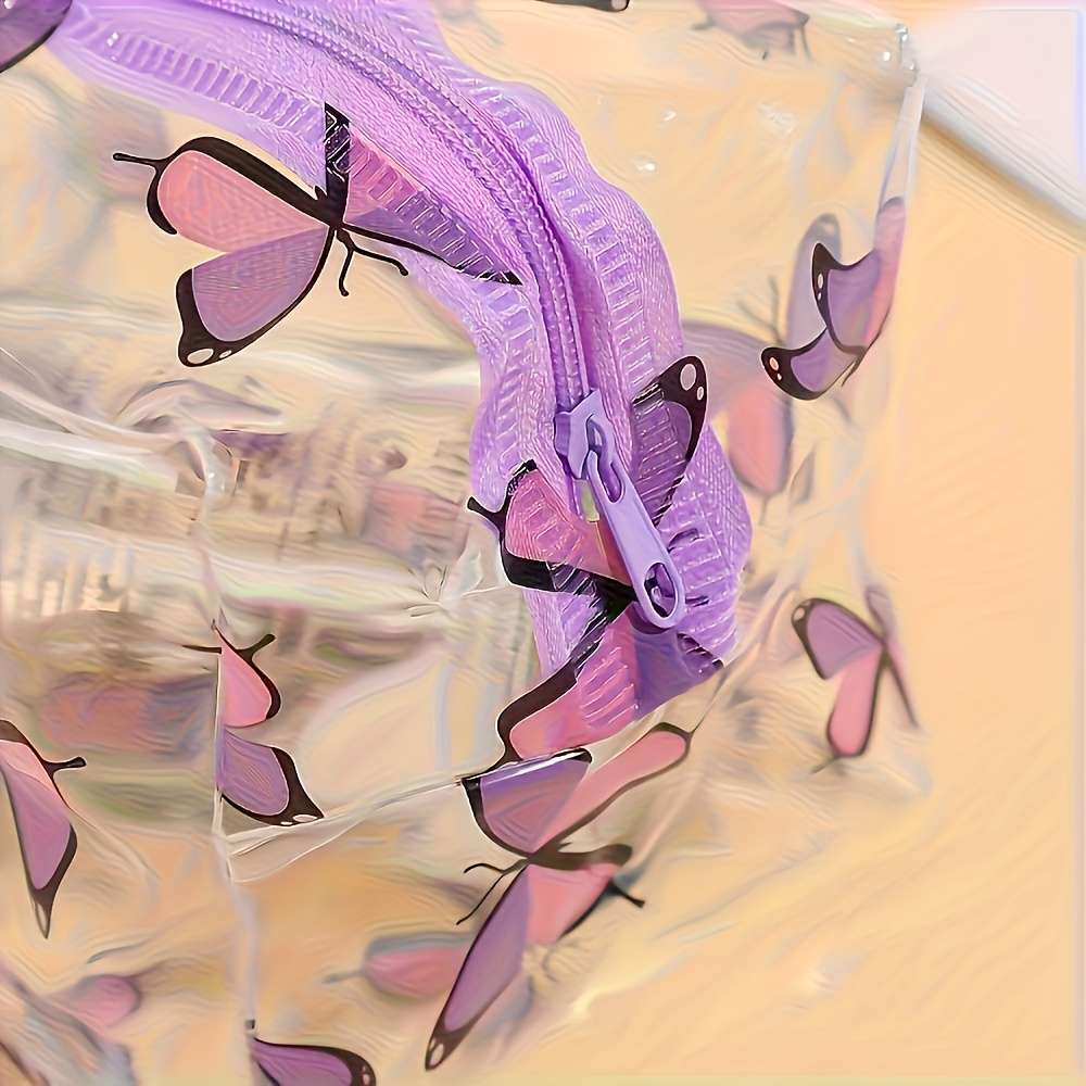 Storage Bag Color Purple Butterfly 2