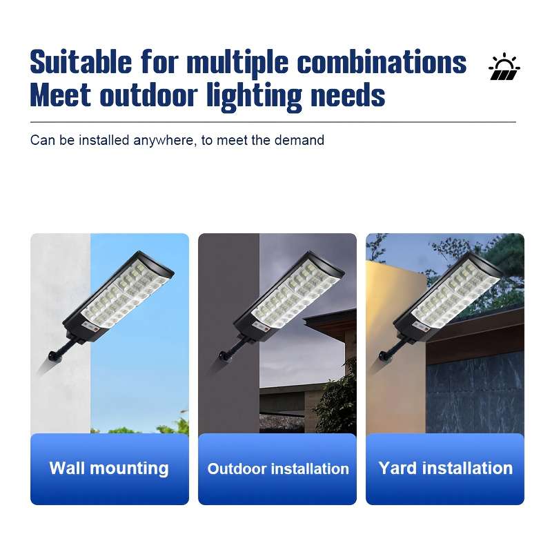 QM-108LED-2000 2pcs Outdoor Solar Light