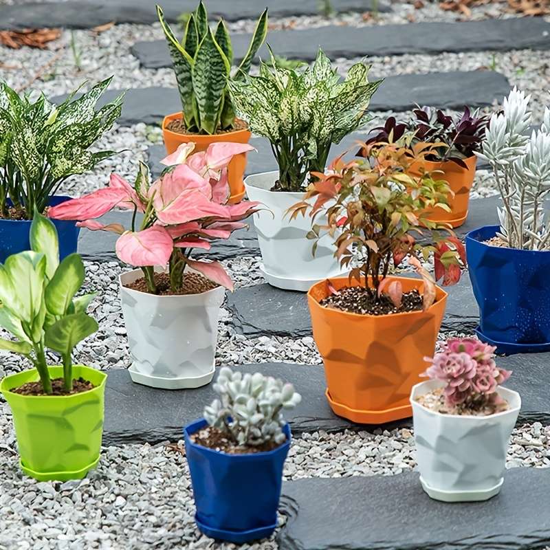 Flowerpot  4Pcscolor Blue