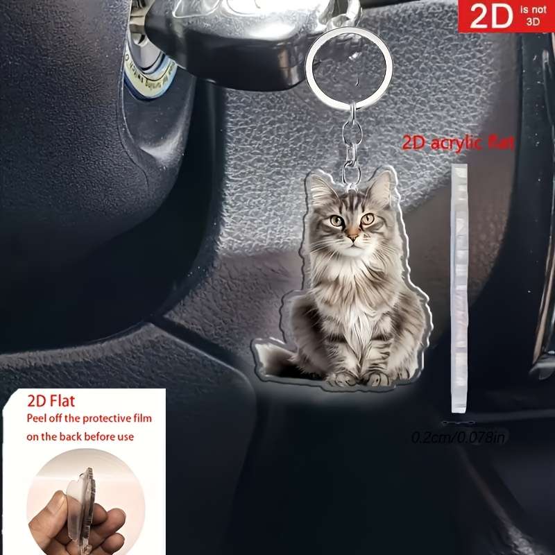 Keychain Ornament Color Cat