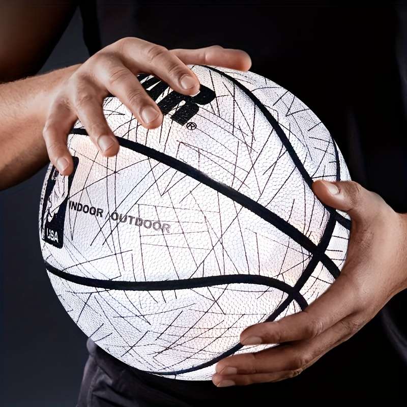 Basketball Model Reflective White Size 7 Ball