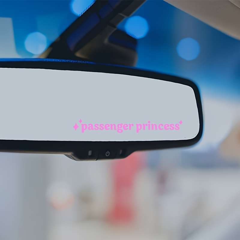 10Pcs Vinyl Rearview Decoration Designs Car Stickers Mirror Quotes