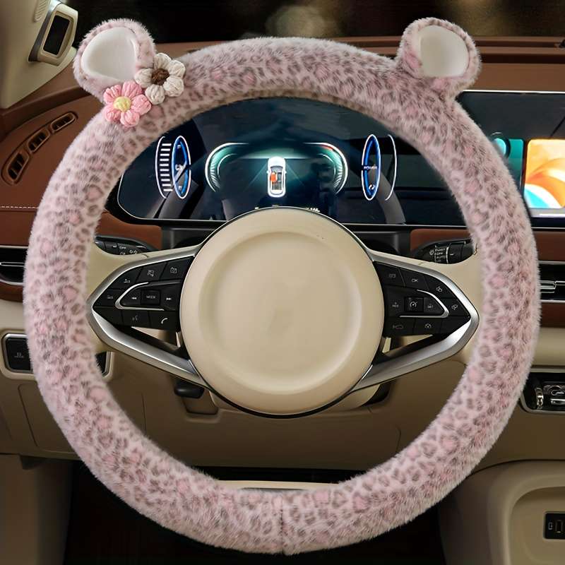 Car Steering Wheel Cover Blue Model Round