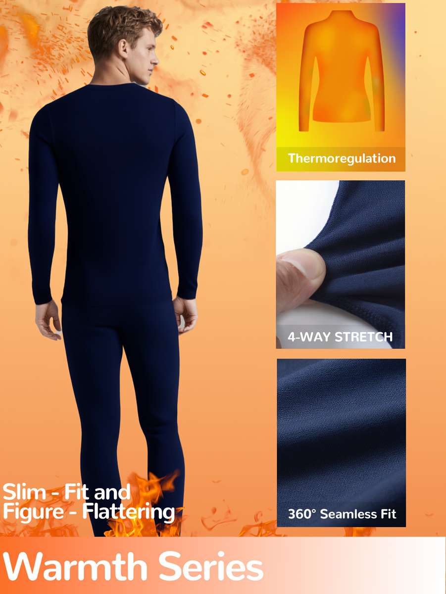 Thermal Underwear Color Grey Sizel