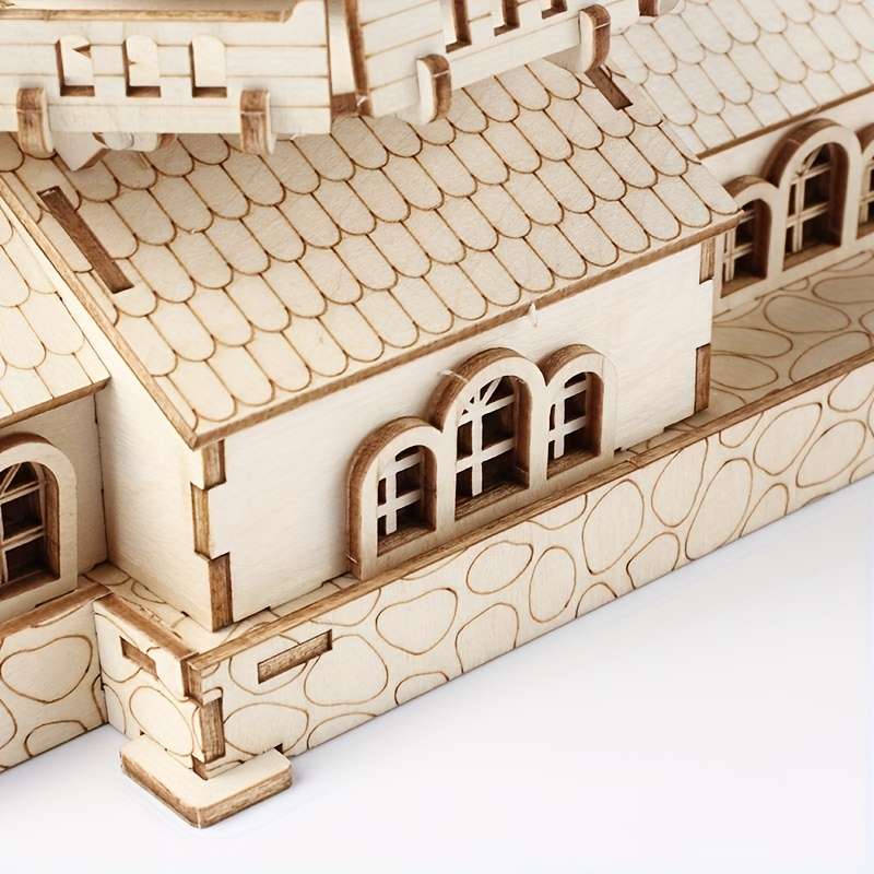 Building Toy Architectural Model Toy Set Style Windmill