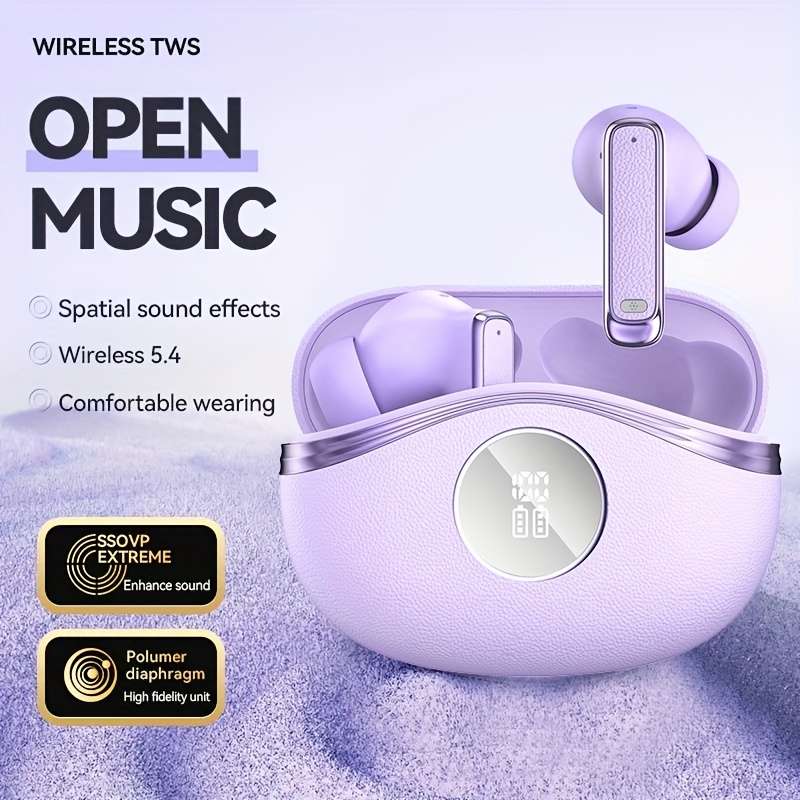 Rechargeable Wireless Earbuds Headphones Headset