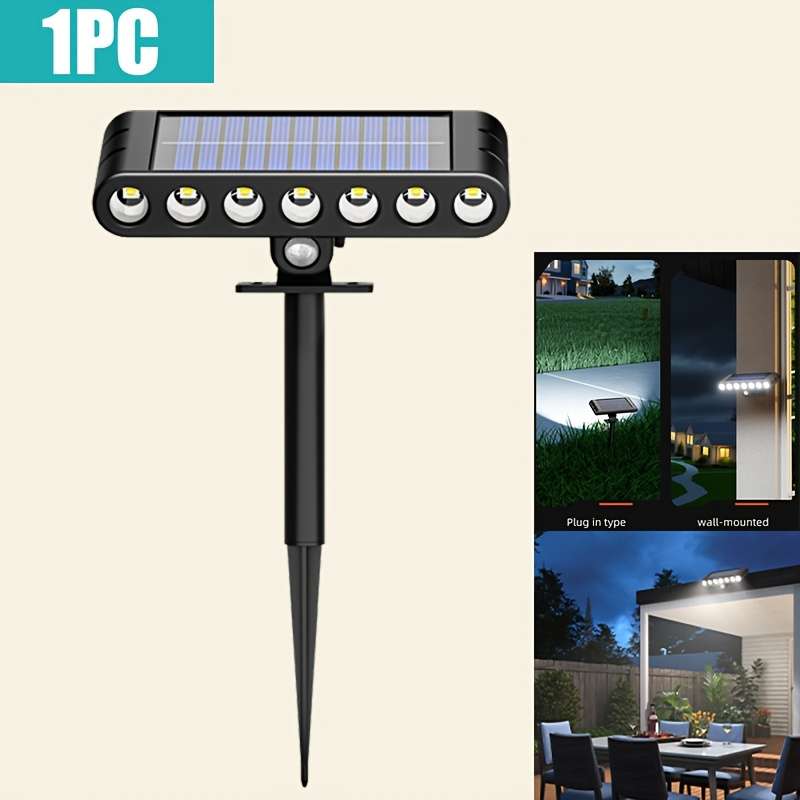 Solar Emergency Lights Model Solar Spotlight Cool White Light With 7 Led Beads Quantity